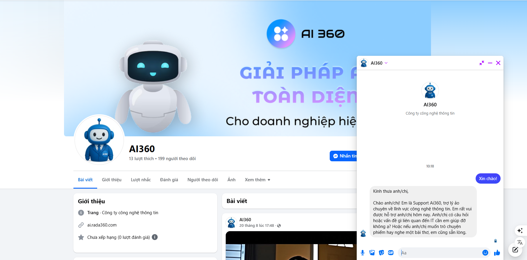 Test the Messenger Connection