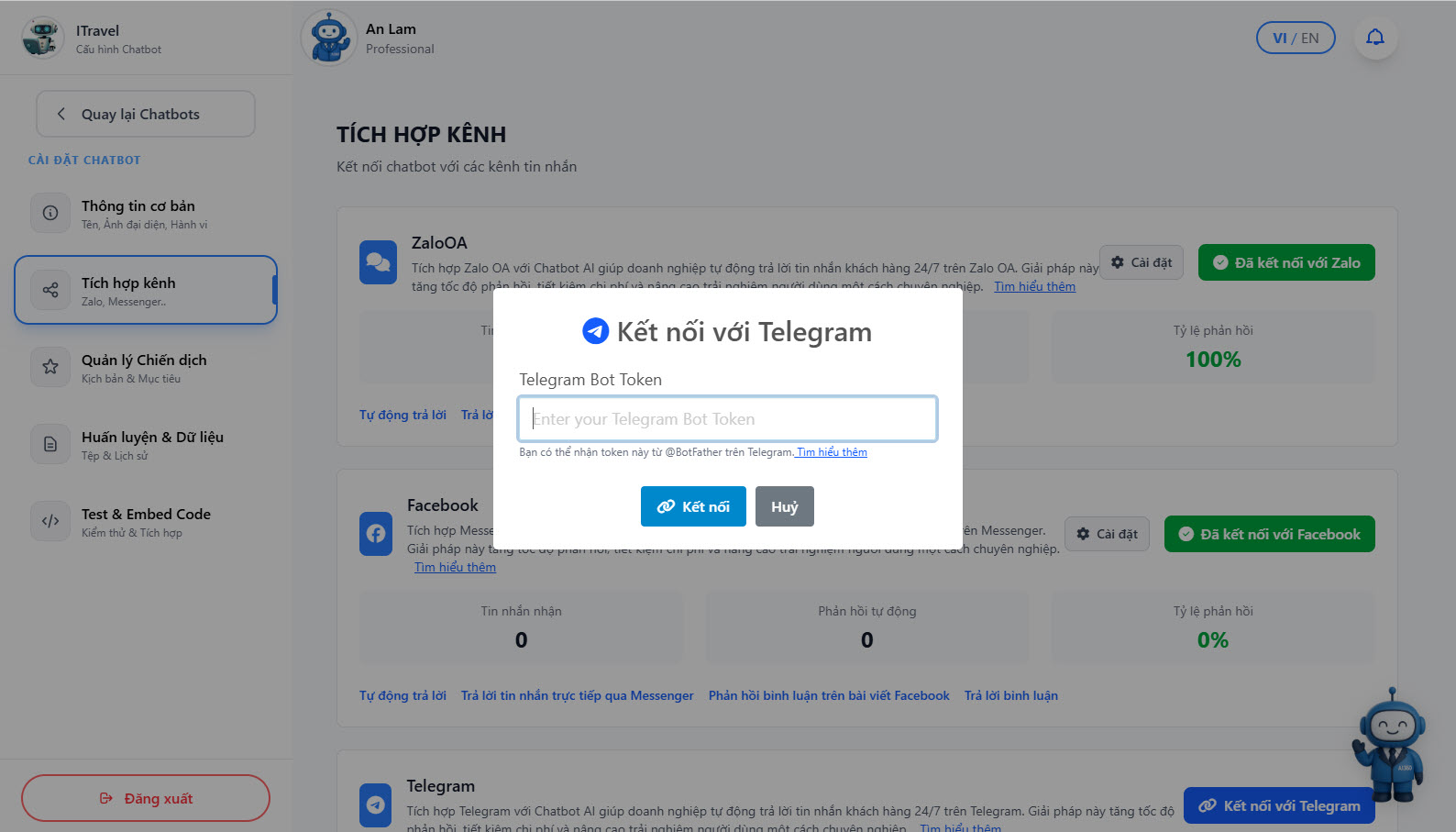 Connect Bot to AI360