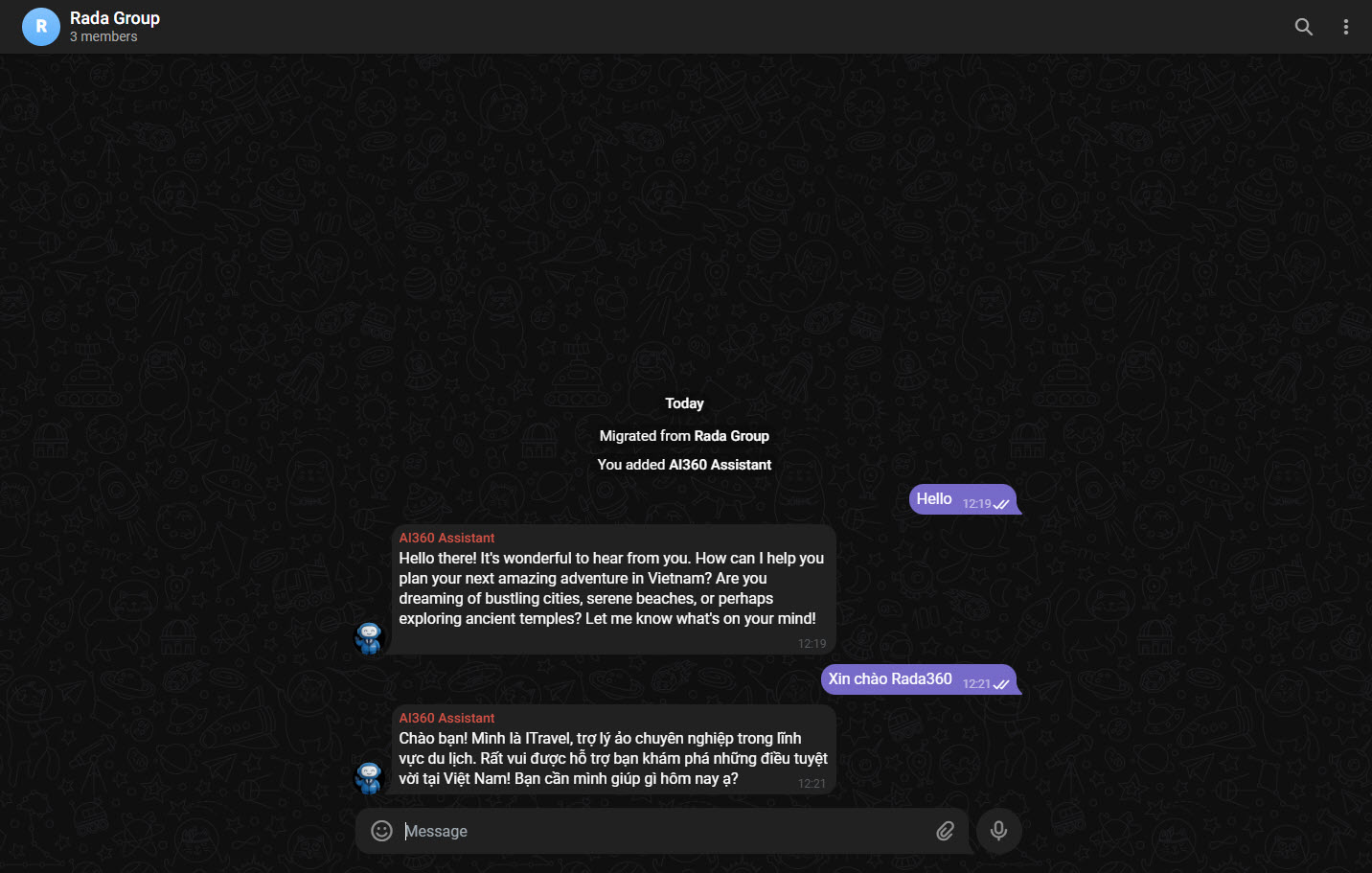 Test Your Telegram Bot